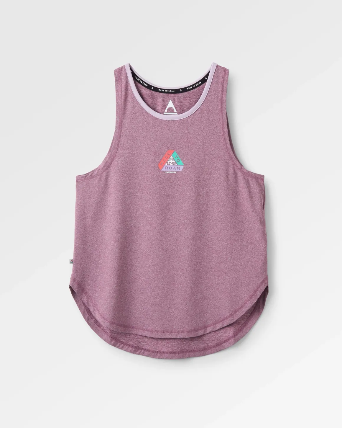 Breezy Recycled Active Tank Top - Berry Marl