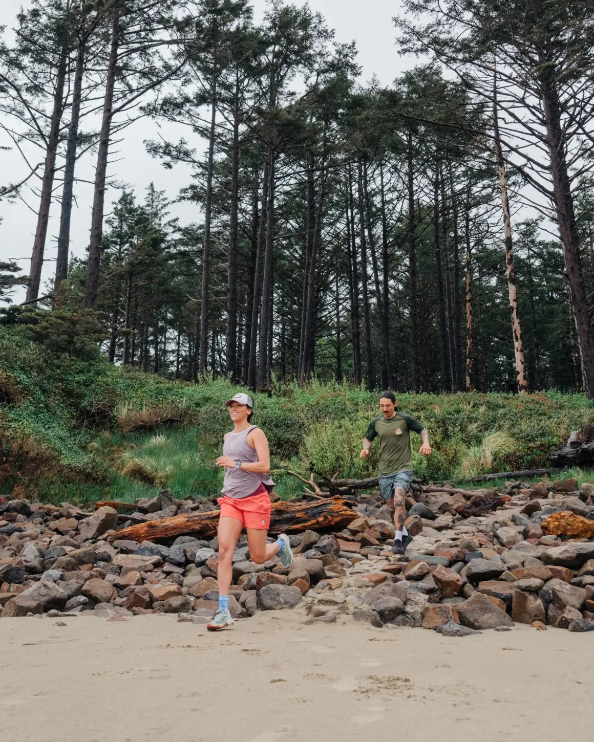 Breezy Recycled Active Tank Top - Berry Marl