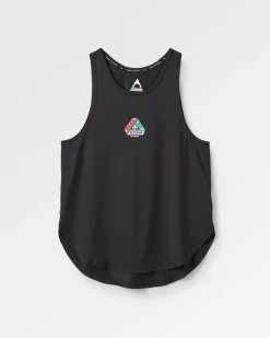 Breezy Recycled Active Tank Top - Black