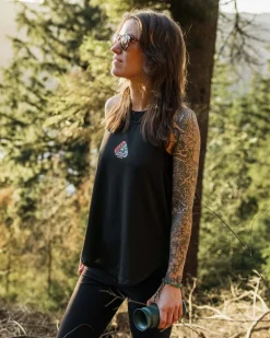 Breezy Recycled Active Tank Top - Black