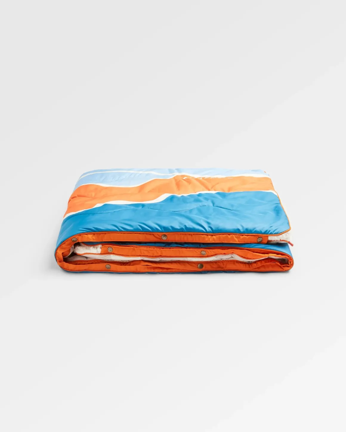 Cabin Recycled Sherpa Blanket - Cornflower