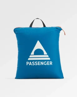 Cabin Recycled Sherpa Blanket - Cornflower