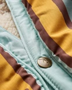 Cabin Recycled Sherpa Blanket - Seasonal Graphic/ Birch