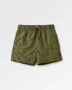 Cali Cargo Swim Short - Khaki