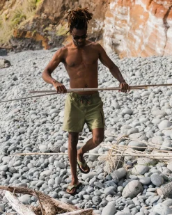 Cali Cargo Swim Short - Khaki