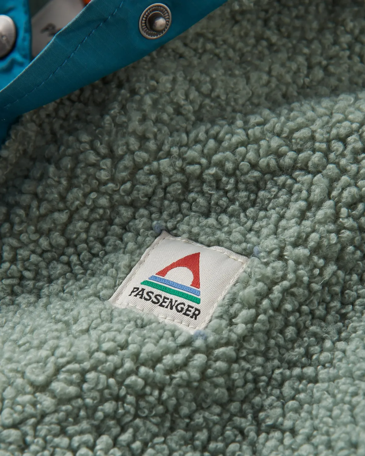 Calla Hooded Recycled Polar-Lined Fleece - Pistachio