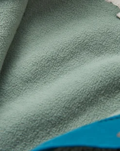 Calla Hooded Recycled Polar-Lined Fleece - Pistachio