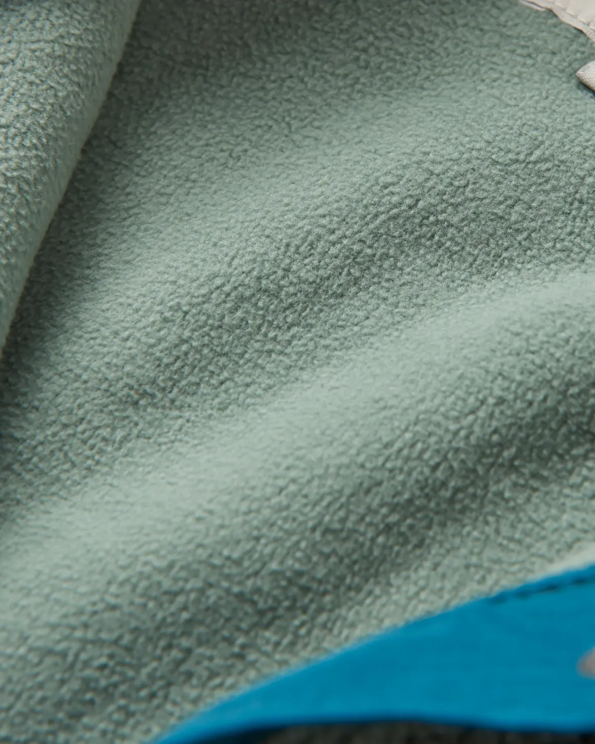 Calla Hooded Recycled Polar-Lined Fleece - Pistachio