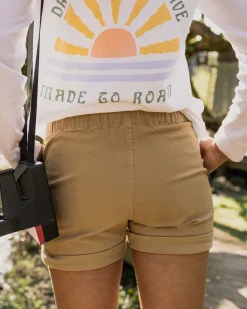 Carriso Organic Cotton Shorts - Biscuit