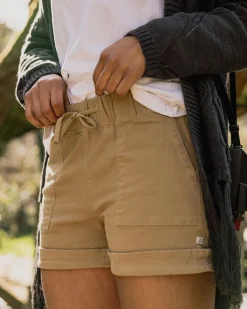 Carriso Organic Cotton Shorts - Biscuit