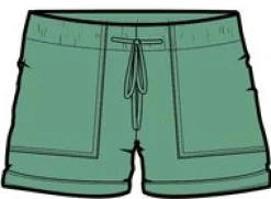 Carriso Organic Cotton Shorts - Green Spruce