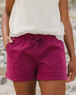 Carriso Organic Cotton Shorts - Cranberry