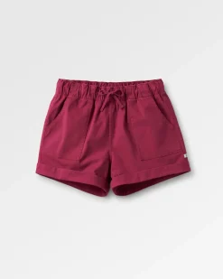 Carriso Organic Cotton Shorts - Cranberry