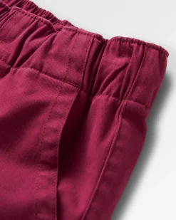 Carriso Organic Cotton Shorts - Cranberry