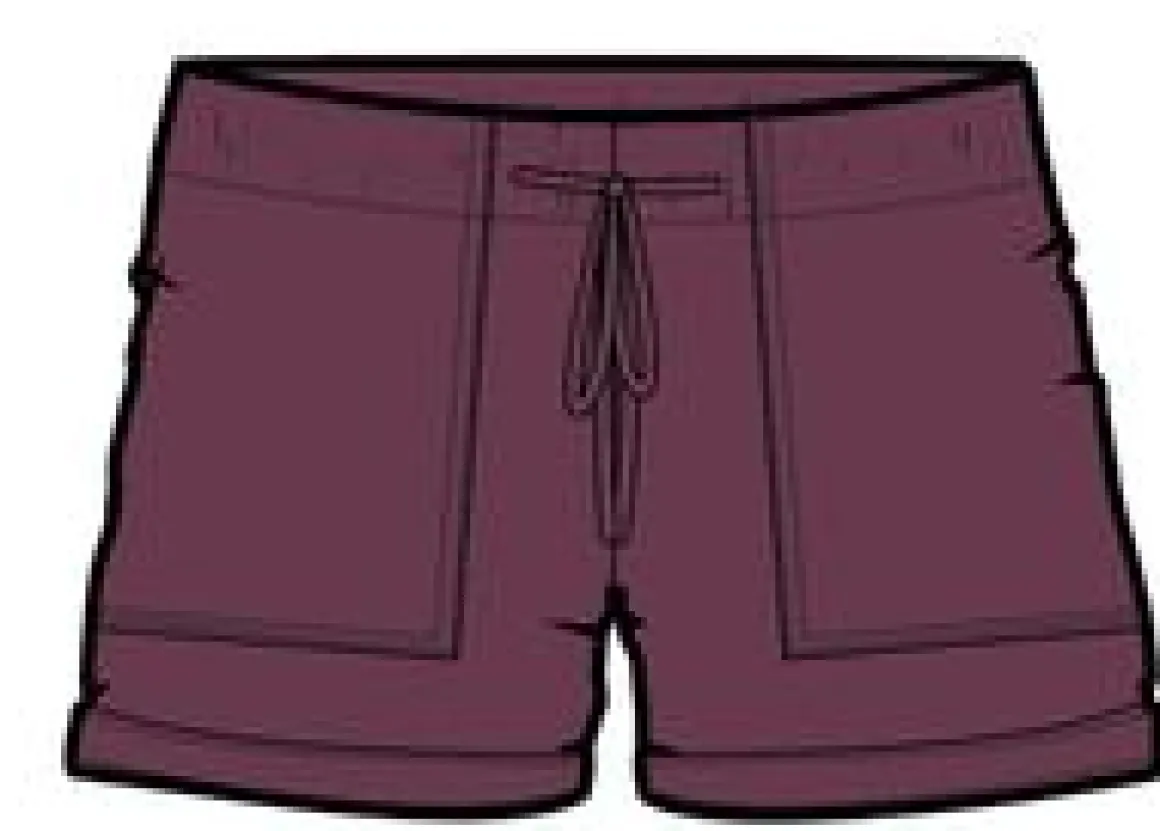 Carriso Organic Cotton Shorts - Cranberry