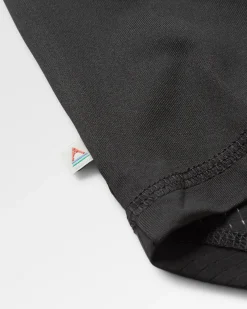 Chakra Tie Back Active Recycled T-Shirt - Black