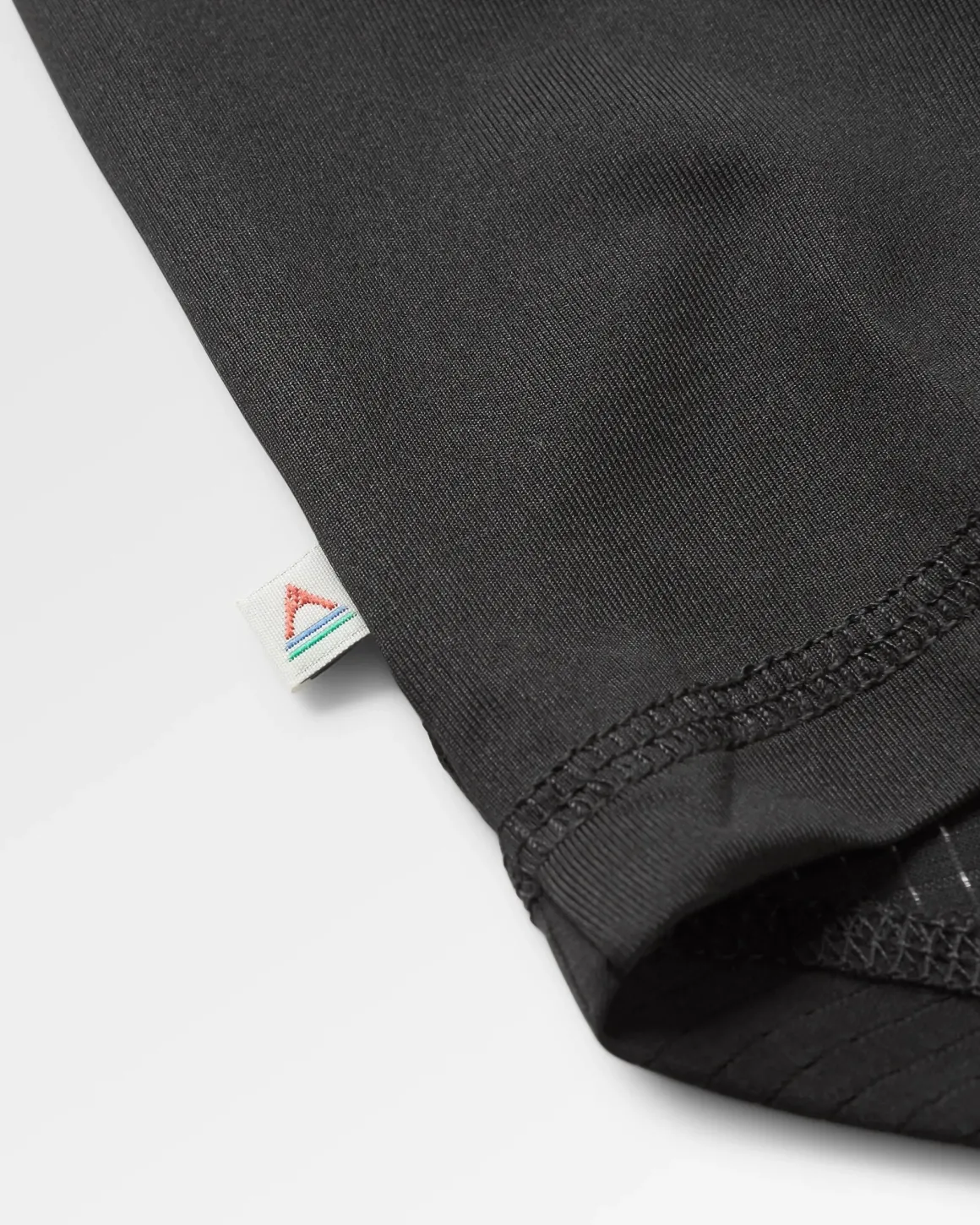 Chakra Tie Back Active Recycled T-Shirt - Black