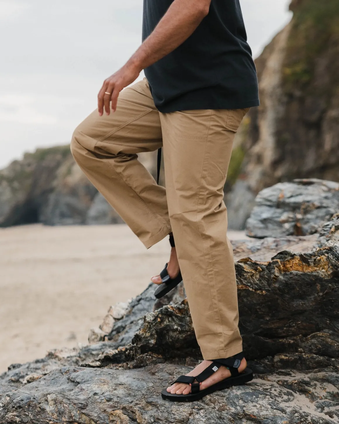 Chance Organic Cotton Pants - Biscuit