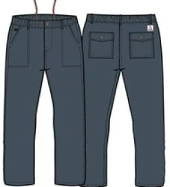 Chance Organic Cotton Trouser - Dusty Tidal