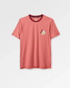 Classic Active Recycled T-Shirt - Mineral Red Marl