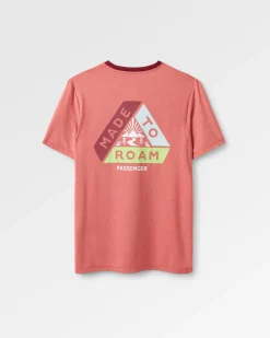 Classic Active Recycled T-Shirt - Mineral Red Marl