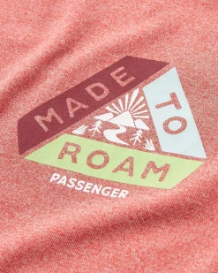 Classic Active Recycled T-Shirt - Mineral Red Marl