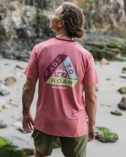 Classic Active Recycled T-Shirt - Mineral Red Marl