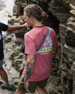 Classic Active Recycled T-Shirt - Mineral Red Marl