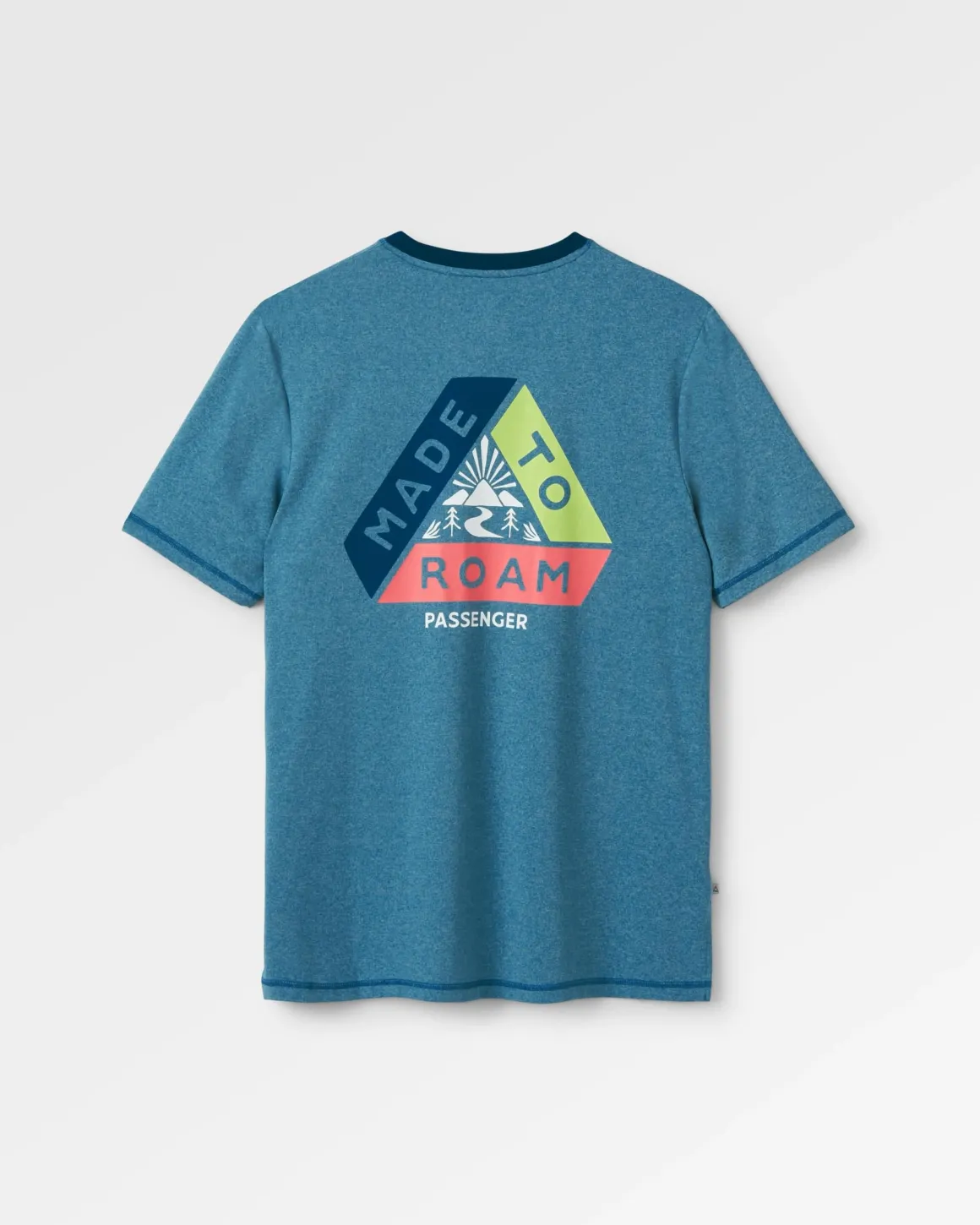 Classic Active Recycled T-Shirt - Blue Steel Marl