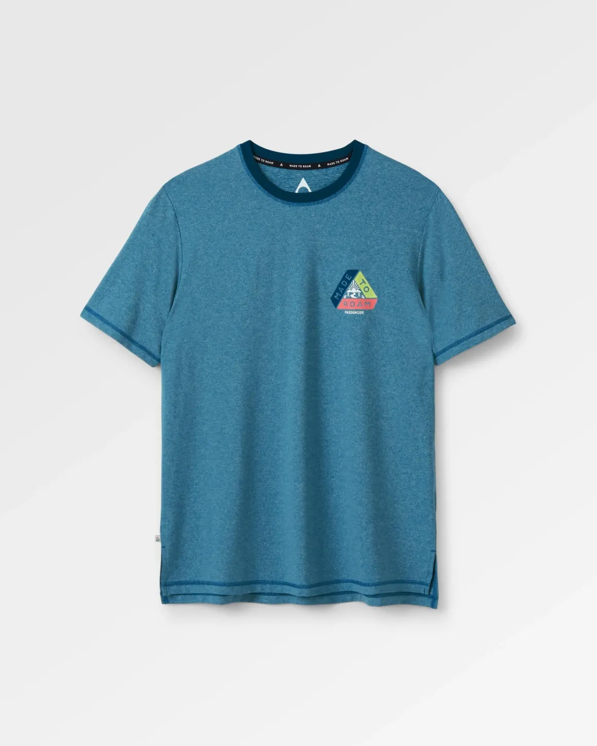 Classic Active Recycled T-Shirt - Blue Steel Marl