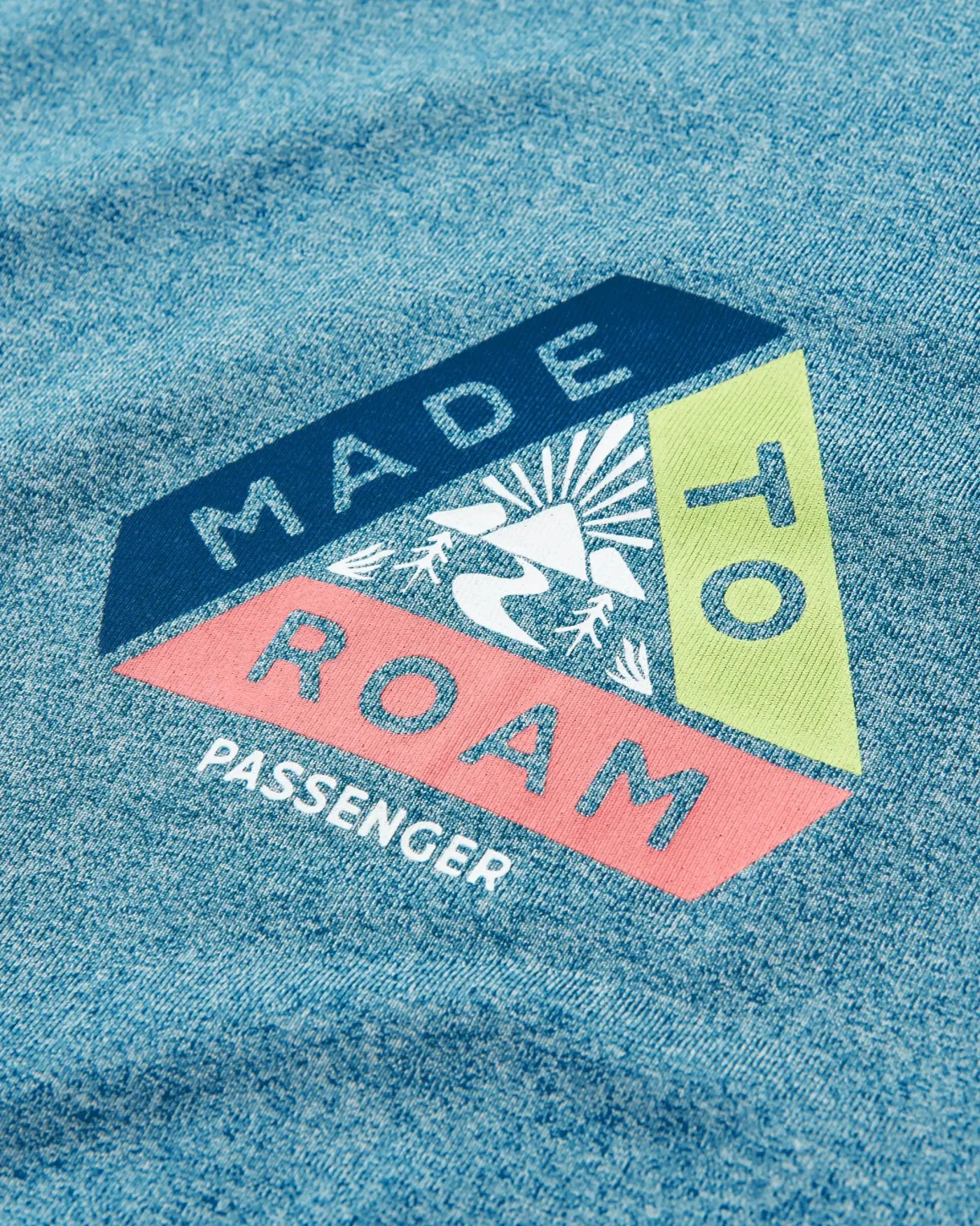 Classic Active Recycled T-Shirt - Blue Steel Marl