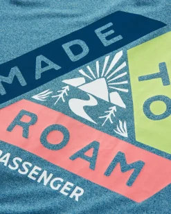 Classic Active Recycled T-Shirt - Blue Steel Marl