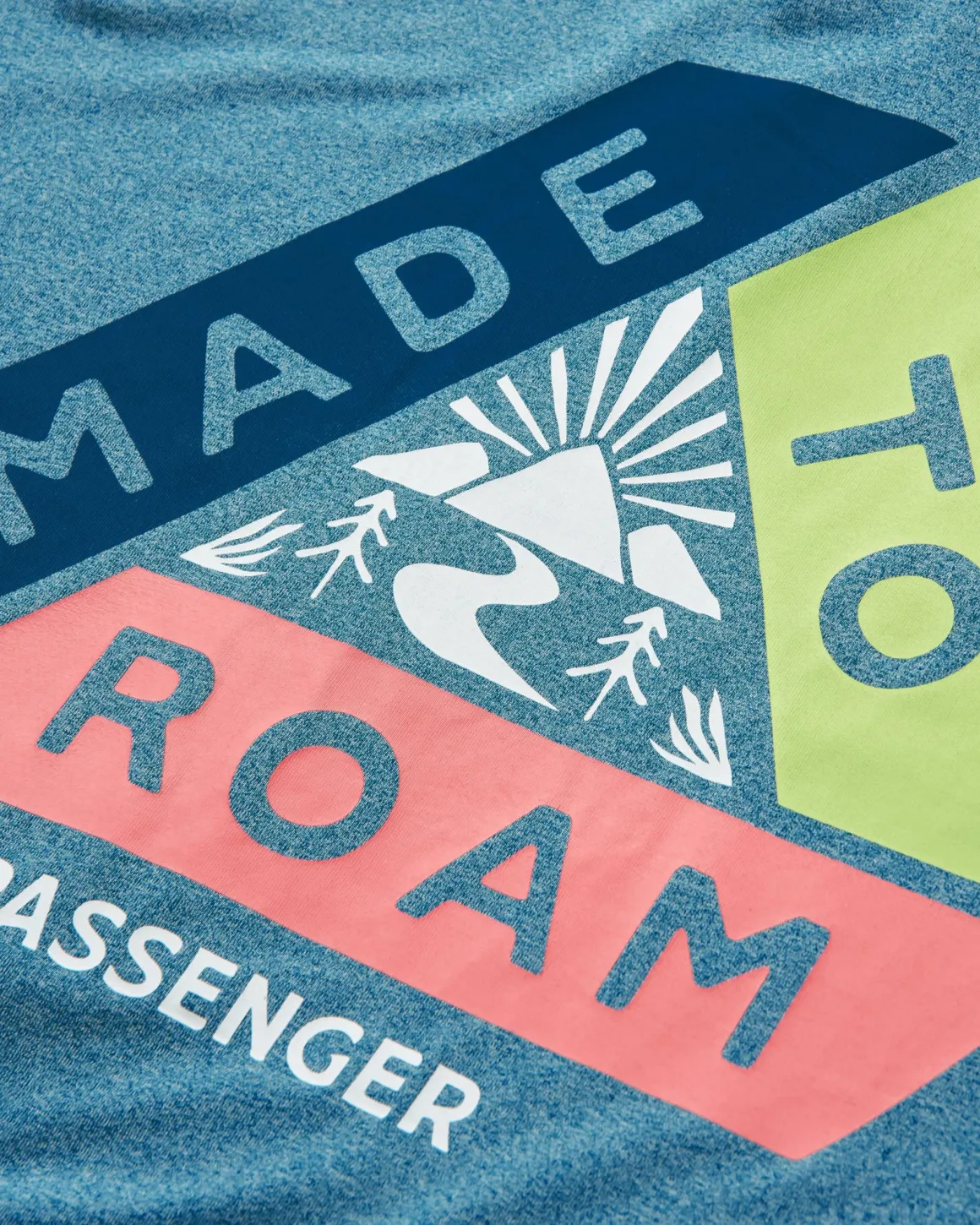 Classic Active Recycled T-Shirt - Blue Steel Marl