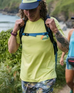 Classic Active Recycled T-Shirt - Lime Juice