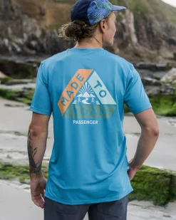 Classic Active Recycled T-Shirt - Blue Pool
