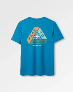 Classic Active Recycled T-Shirt - Blue Pool