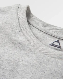 Classic Logo Recycled Cotton T-Shirt - Mid Gray Marl