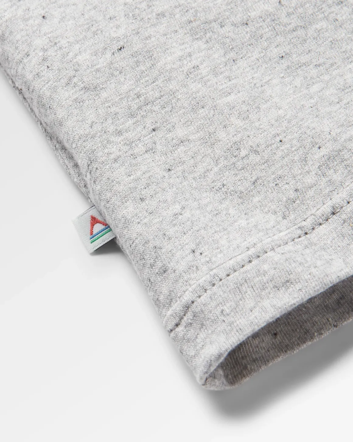 Classic Logo Recycled Cotton T-Shirt - Mid Gray Marl