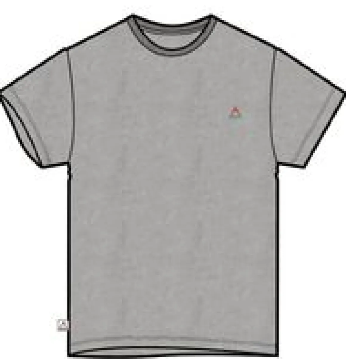 Classic Logo Recycled Cotton T-Shirt - Mid Gray Marl