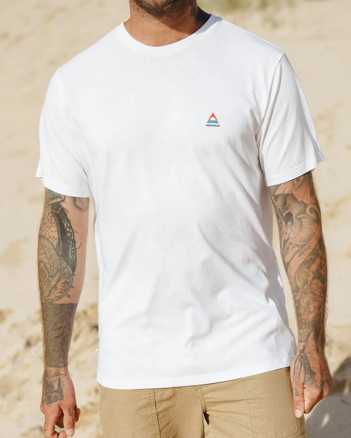 Classic Logo Recycled Cotton T-Shirt - White