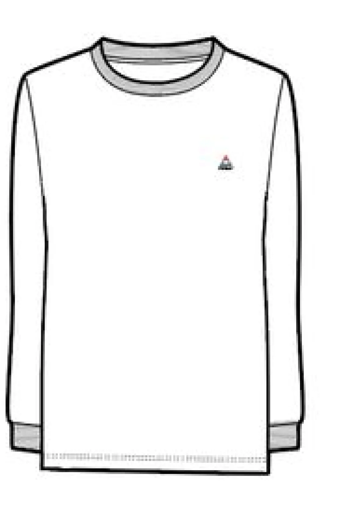 Classic Recycled Cotton Long Sleeve T-Shirt - White