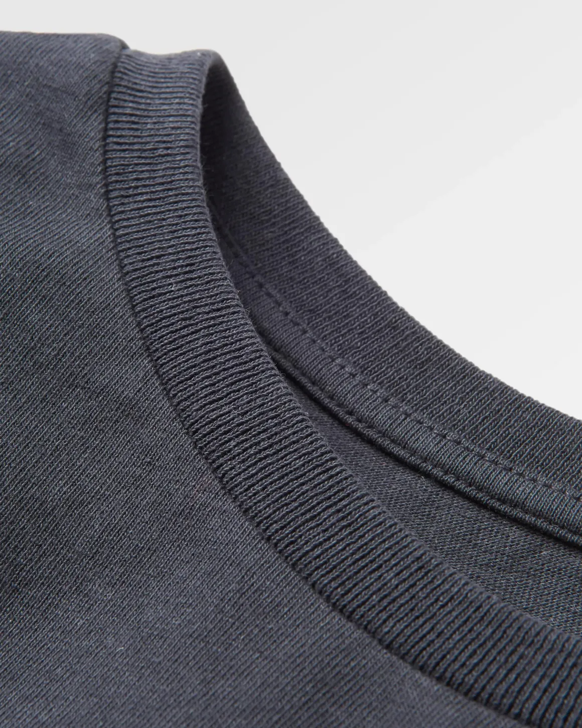 Classic Recycled Cotton Long Sleeve T-Shirt - Black