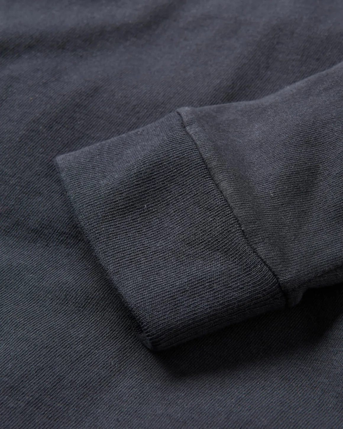 Classic Recycled Cotton Long Sleeve T-Shirt - Black