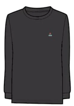 Classic Recycled Cotton Long Sleeve T-Shirt - Black