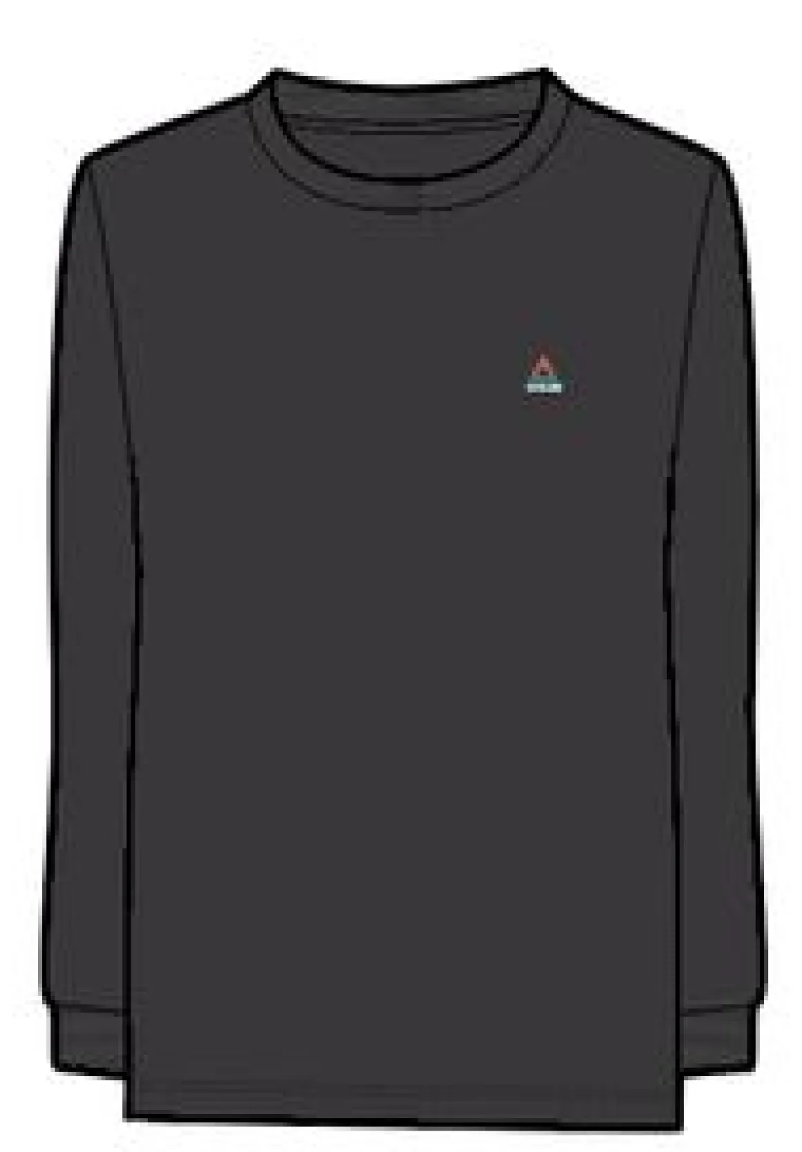 Classic Recycled Cotton Long Sleeve T-Shirt - Black