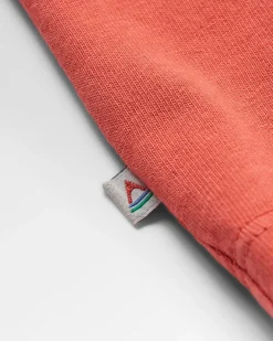 Classic Recycled Cotton Long Sleeve T-Shirt - Mineral Red