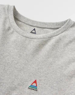 Classic Recycled Cotton Long Sleeve T-Shirt - Mid Grey Marl