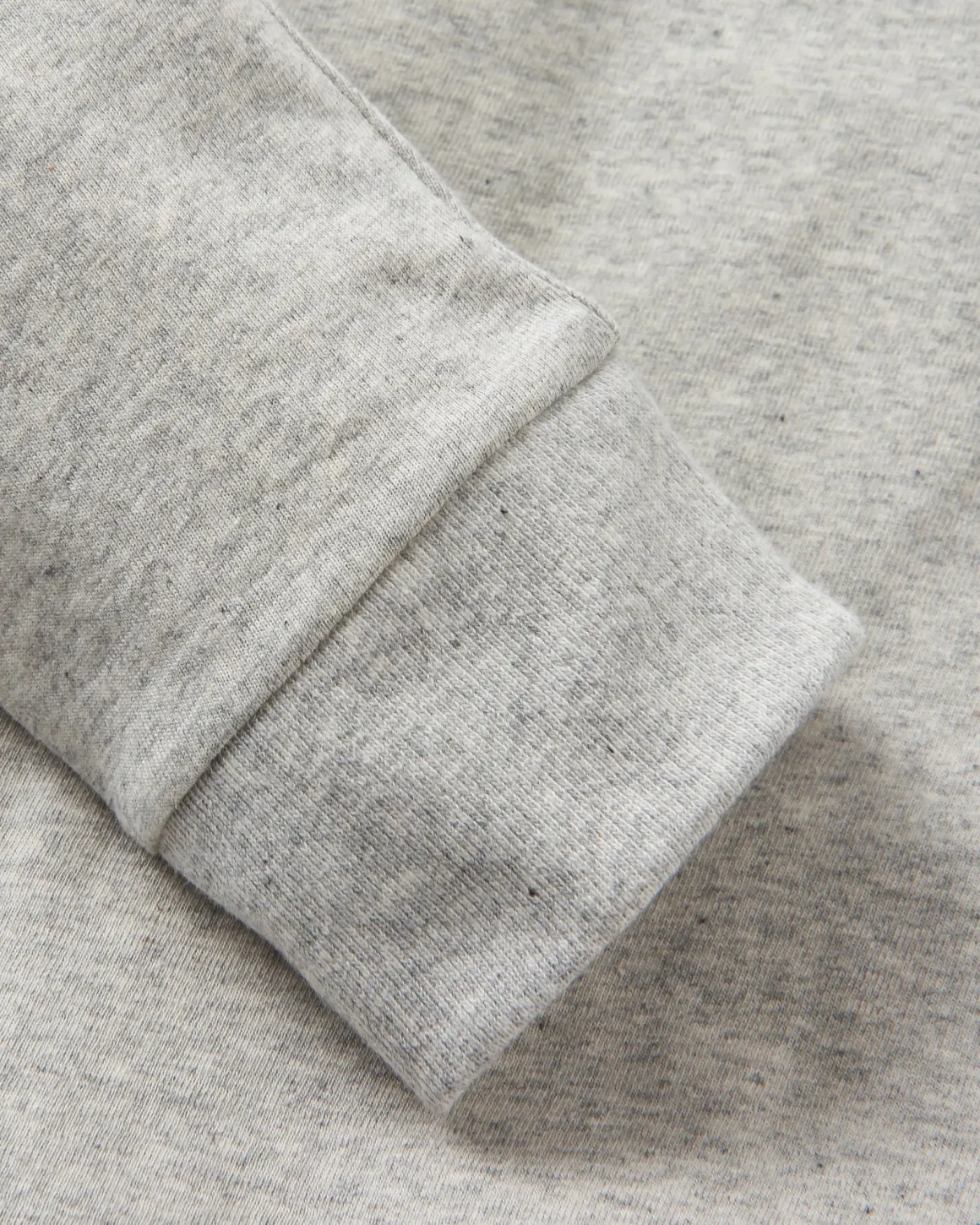 Classic Recycled Cotton Long Sleeve T-Shirt - Mid Grey Marl