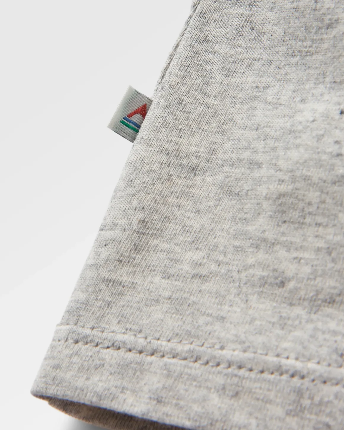 Classic Recycled Cotton Long Sleeve T-Shirt - Mid Grey Marl