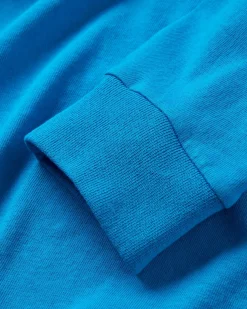 Classic Recycled Cotton Long Sleeve T-Shirt - Bluejay